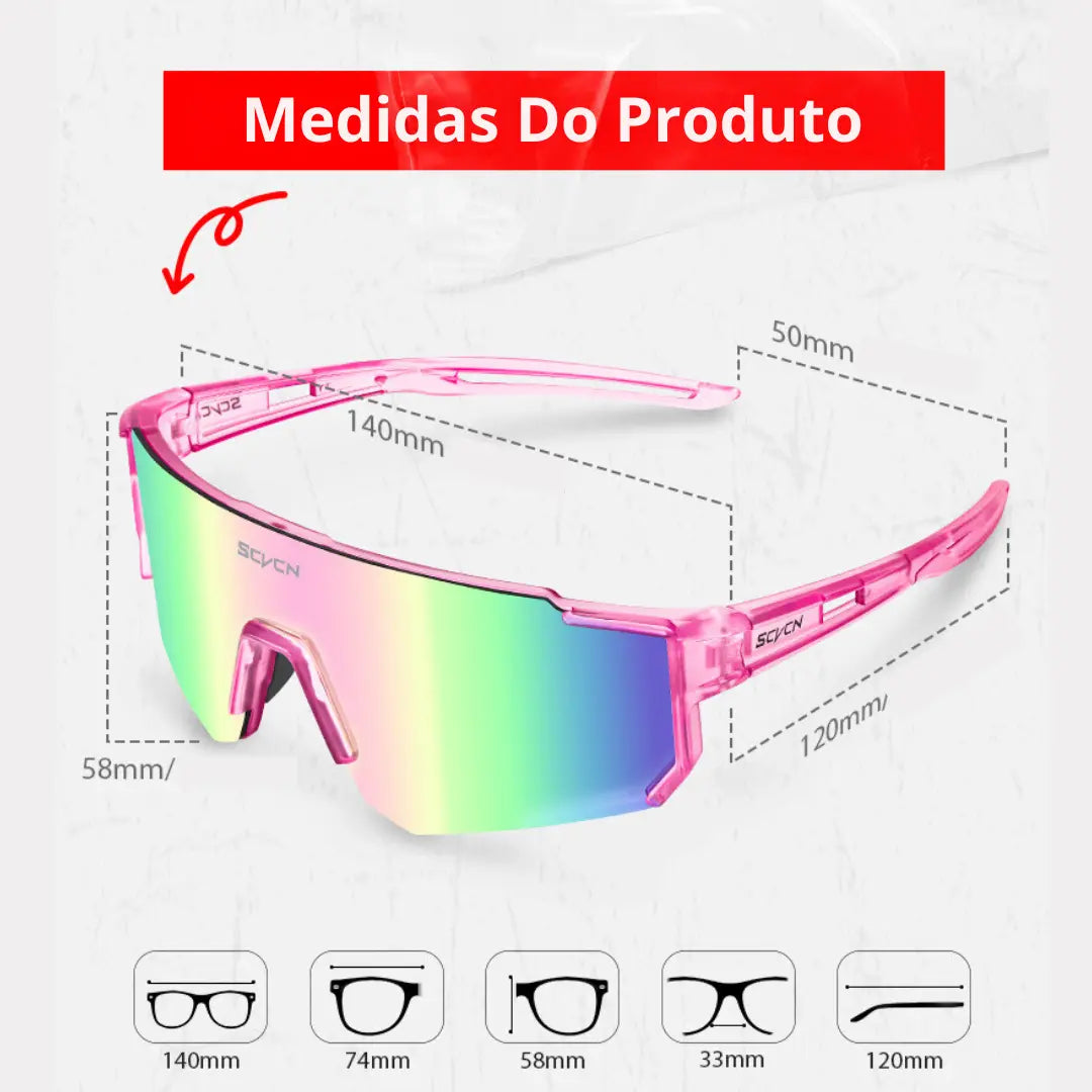 Óculos de Sol Feminino Proteção UV400 com Lente Polarizada e Anti-reflexo