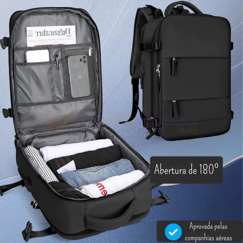 Mochila Executiva EasyTravel | Expansível e Impermeável