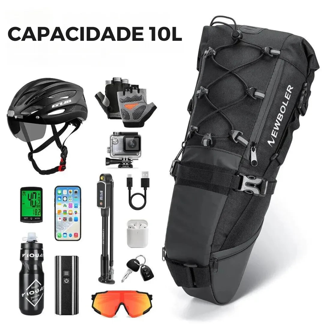 Bolsa de Selim Impermeável para Bicicleta - Casualle Bike